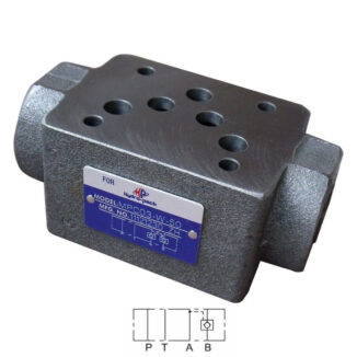 Cetop 5 Lukkoventtiili 80l/min 250bar, MPC-03B-50-50B