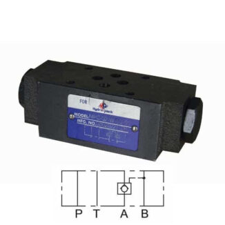 Cetop 3 Lukkoventtiili 40l/min 315bar, MPC-02A-50-50A