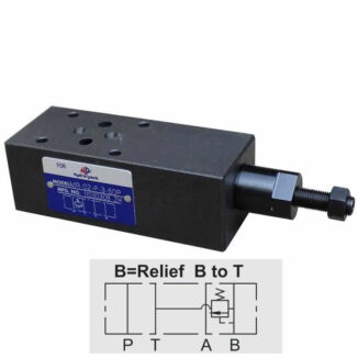 Paineenrajoitusventtiili Cetop 3 / NG6 35l/min 315bar, MR-02B-3-50-B