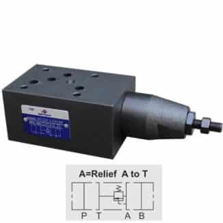 Paineenrajoitusventtiili Cetop 5 / NG10 70l/min 315bar, MR-03A-3-50-A