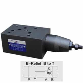Paineenrajoitusventtiili Cetop 5 / NG10 70l/min 315bar, MR-03B-3-50-B