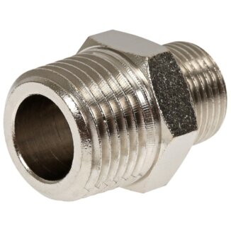 Kaksoisnippa 1/4-3/8 UK-UK Kartiokierre Messinki A2, 34-A020203