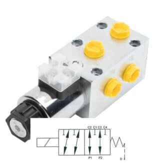 Sähköohjattu 6/2 Suuntaventtiili R3/4", E6234