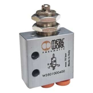 Venttiili 3/2 (NC) tappi-jousi Ø4mm 33-VME1-04/W3501000400