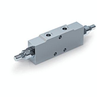 Kaksoiskuormanlaskuventtiili VBCD DE/A 1/4", V0418