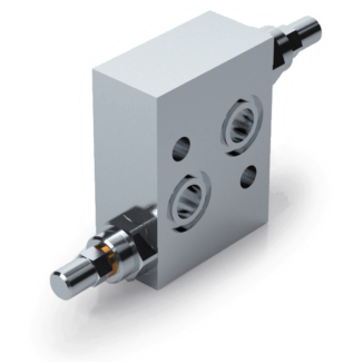 Kaksoispainerajaventtiili VAU MS 1/2", V0490