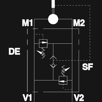 Kaksoisvaroventtiili VAU SE OMP OMR 1 2 V0500 01 Kaksoisvaroventtiili VAU SE OMP/OMR 1/2", V0500
