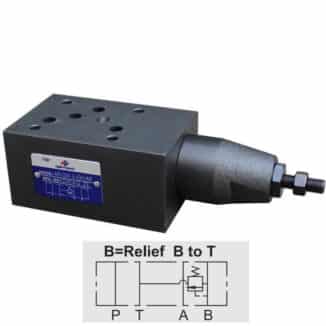 Paineenrajoitusventtiili Cetop 5 / NG10 70l/min 315bar, MR-03W-3-50-AB