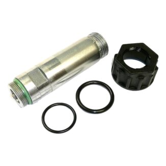 D15-putki, Ø 23mm sis. mutteri + o-renkaat