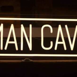 Neon led valotaulu MAN CAVE