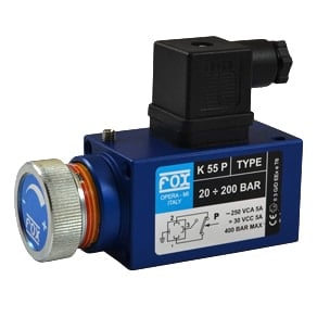 FOX Painekytkin K55P 20–200 bar