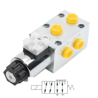 Sähköohjattu 6/2 Suuntaventtiili R1/2", E6212Y