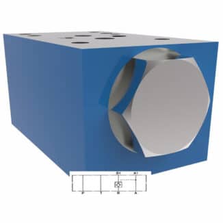 Vickers Cetop 3 moduliventtiili, 870036
