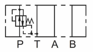 Vickers Cetop 3 moduliventtiili, 870038