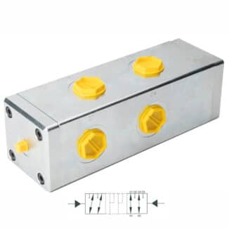 Paineohjattu 6/2 Suuntaventtiili R1, P621