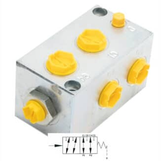 Paineohjattu 6/2 Suuntaventtiili R13/4", PJ6234