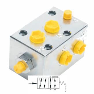 Paineohjattu 6/2 Suuntaventtiili R3/8", PJ6238