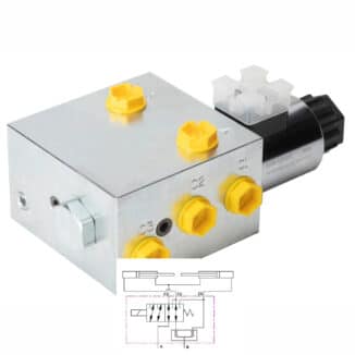 Sähköohjattu 6/2 Suuntaventtiili R3/8", E6238HJ