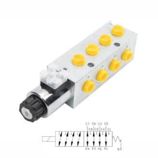 Sähköohjattu 12x2 suuntaventtiili R3/8", E12238